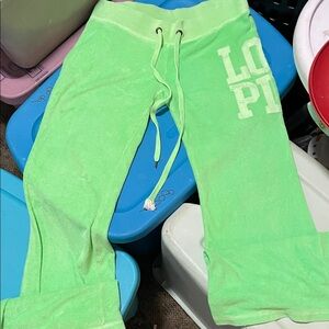 Victoria’s Secret PINK Y2K terry cloth flare pants